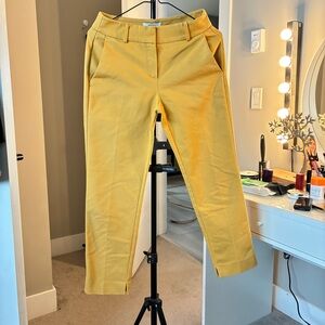 High Quality Turkish Brand Yellow Tapered Pants